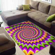 Load image into Gallery viewer, Twisted Colors Moving Optical Illusion Area Rug
