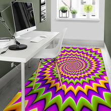 Load image into Gallery viewer, Twisted Colors Moving Optical Illusion Area Rug
