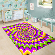 Load image into Gallery viewer, Twisted Colors Moving Optical Illusion Area Rug
