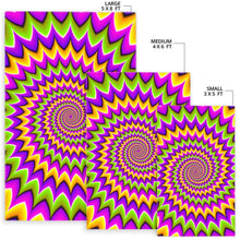 Load image into Gallery viewer, Twisted Colors Moving Optical Illusion Area Rug
