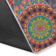 Load image into Gallery viewer, Vintage Bohemian Floral Mandala Print Area Rug
