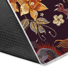 Load image into Gallery viewer, Vintage Dragon Flower Pattern Print Area Rug
