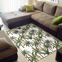 Load image into Gallery viewer, Vintage Palm Tree Beach Pattern Print Area Rug
