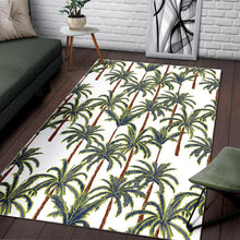 Load image into Gallery viewer, Vintage Palm Tree Beach Pattern Print Area Rug
