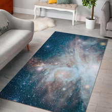 Load image into Gallery viewer, White Cloud Galaxy Space Print Area Rug
