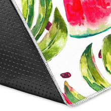 Load image into Gallery viewer, White Tropical Watermelon Pattern Print Area Rug
