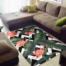 Load image into Gallery viewer, Zig Zag Tropical Pattern Print Area Rug
